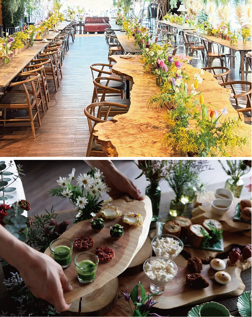 カフェ・レストランでの場のしつらえ